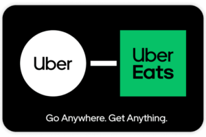 Uber & Uber Eats Gift Card