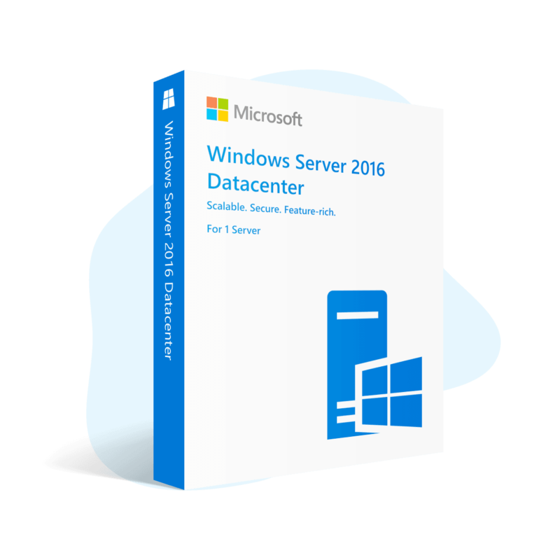 Windows Server 2016 Datacenter 1 PC - License Key