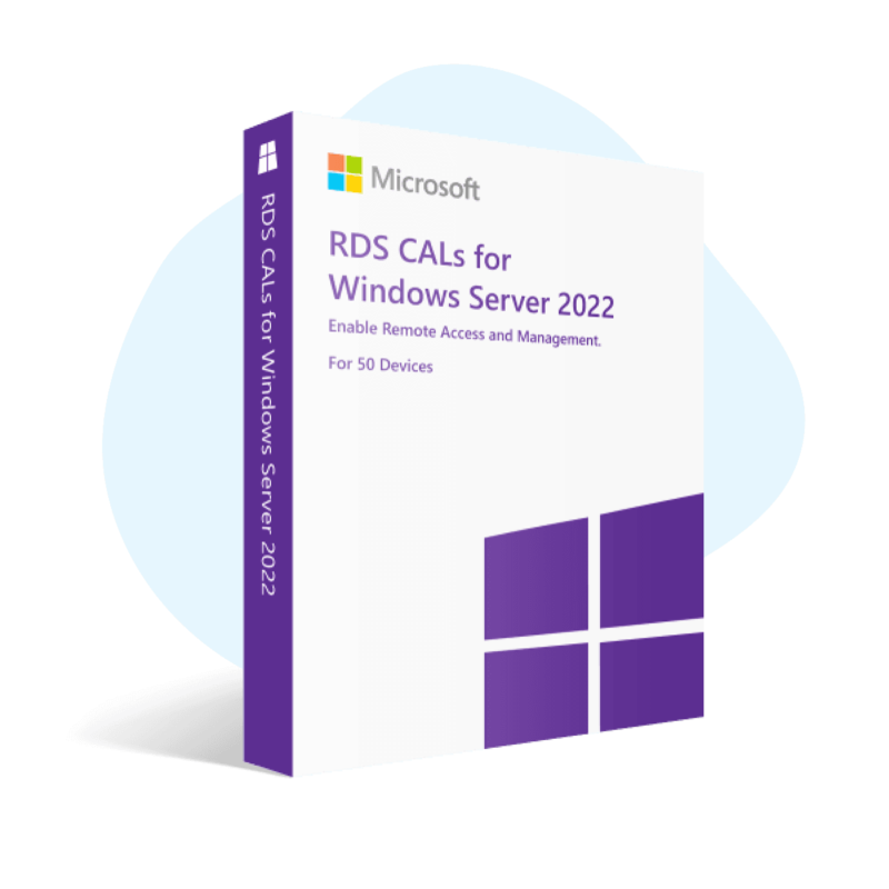 Windows Server 2022 RDS User Connections (50) CAL